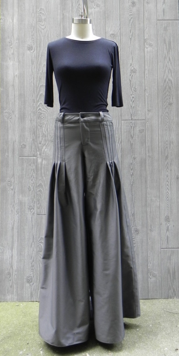 gray palazzo pants