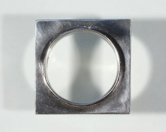 Vintage 70s Ring Sterling Design Ring French Jewelry Size 7US 54.5FR