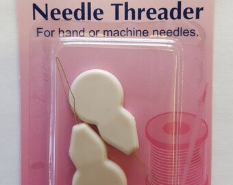 Needle Threader Pack of 2 - Sewing Kit Craft Tool - Thread Device Easy Sew