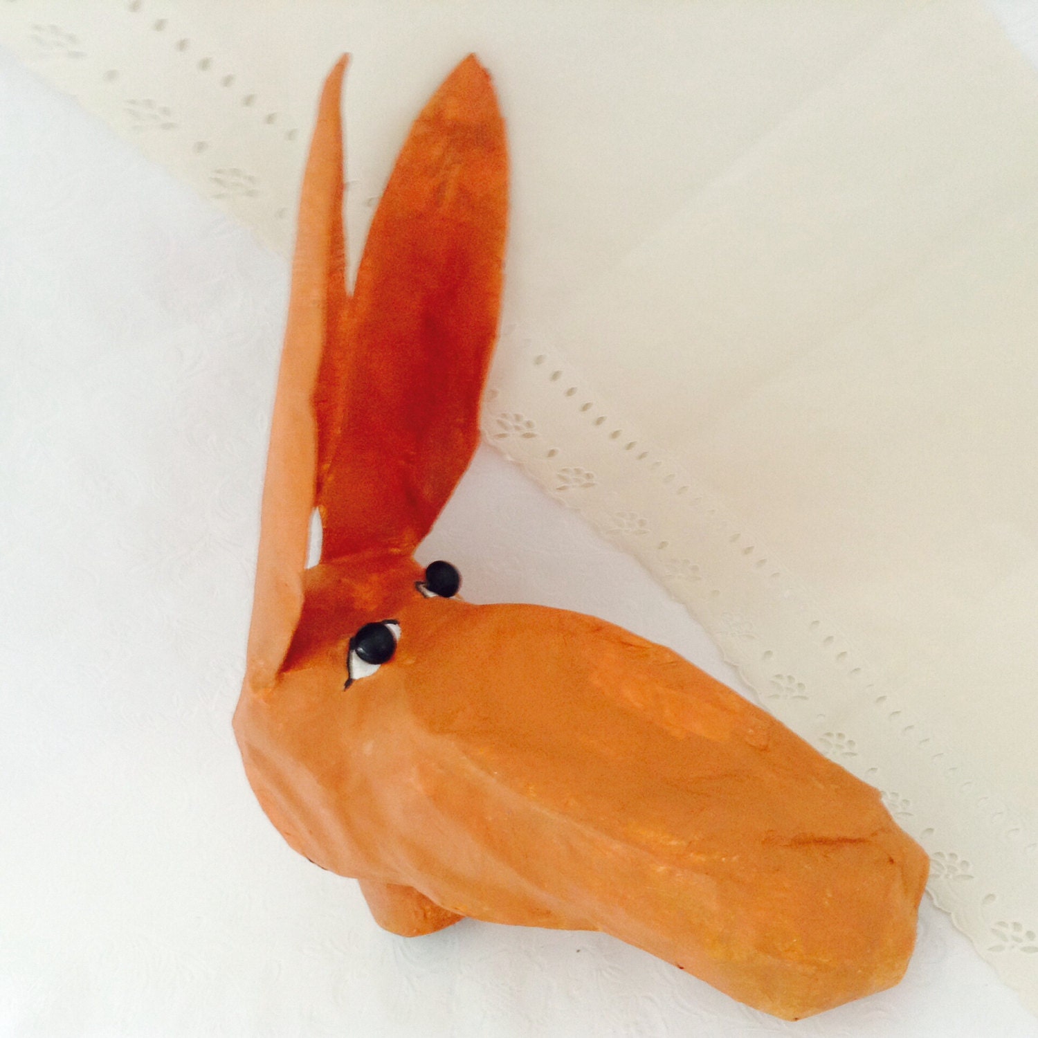 Donkey Paper Mache animal head Animal Sculpture handmade