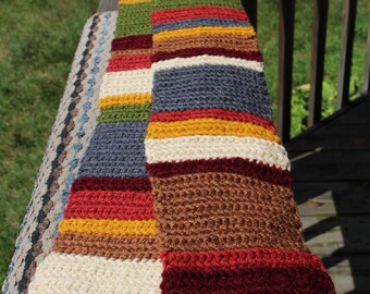 SUMMER SALE! 6 Foot Long Mini Handmade Doctor Who 4th Doctor scarf - All seasons