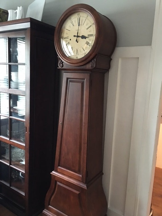 Vintage Howard Miller floor clock by shopforjoy on Etsy