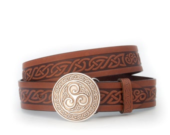 Triskle Buckle & Celtic Belt