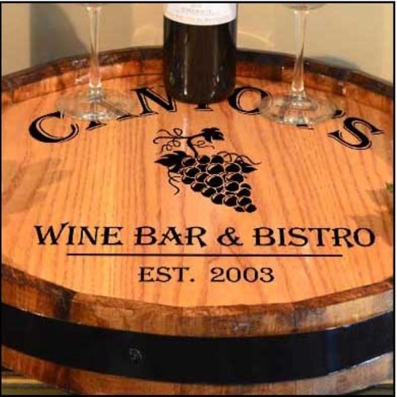 Wine Barrel Lazy Susan QBLZB325 Quarter Barrel Wine Barrel