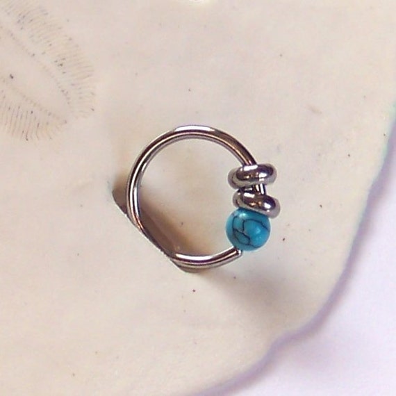 SET OF 2 16 or 18 Gauge Choose Size Tragus Piercing