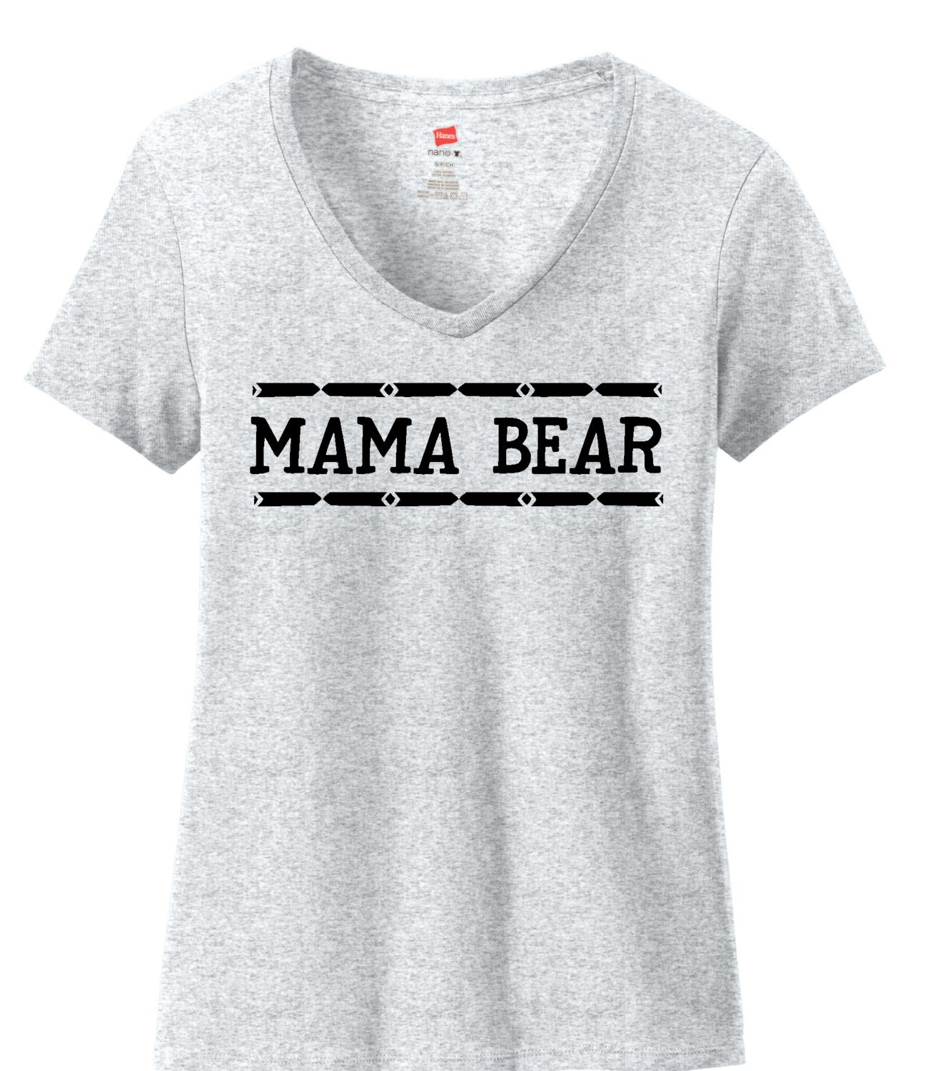 Mama Bear Women's V Neck Shirt Tank Top