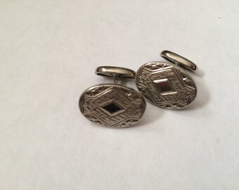 Vintage Silverone Cuff Links
