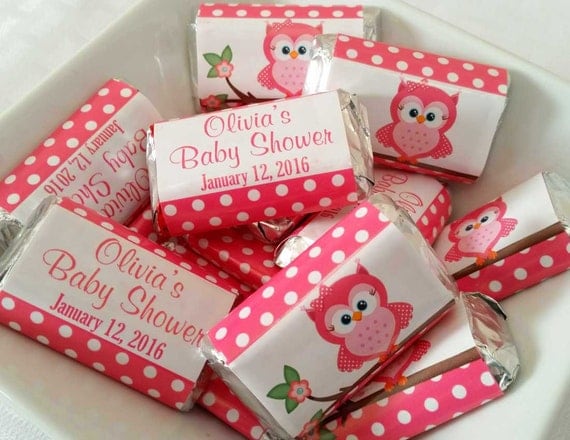 PERSONALIZED Printable Mini Candy Bar Wrappers for Baby ...