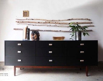 SAMPLE: 9 Drawer Mid Century Dresser