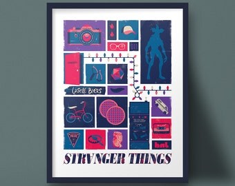Stranger Things Art Print Iconic Poster Design