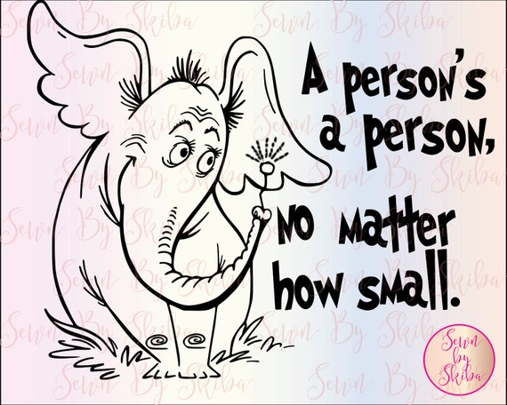 Dr. Seuss Horton Hears A Who Quote Svg By Heatherskiba On Etsy