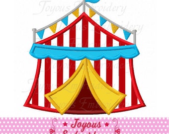 Instant Download Circus Tent Applique Machine Embroidery Design NO:2024