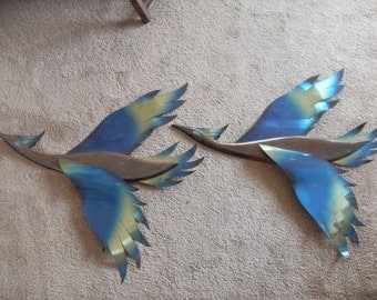 Vintage Mid Century Wall hanging Birds