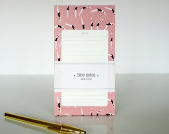 1 Plongeuses "Notes" notepad - 1 bloc-notes Plongeuses "Notes"