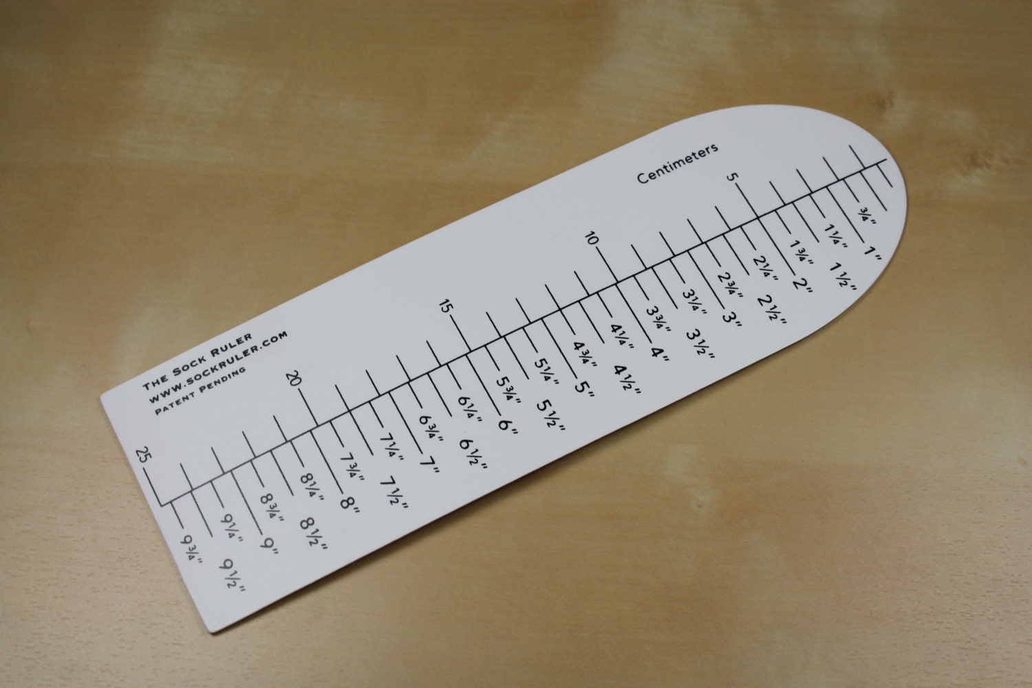 sock ruler