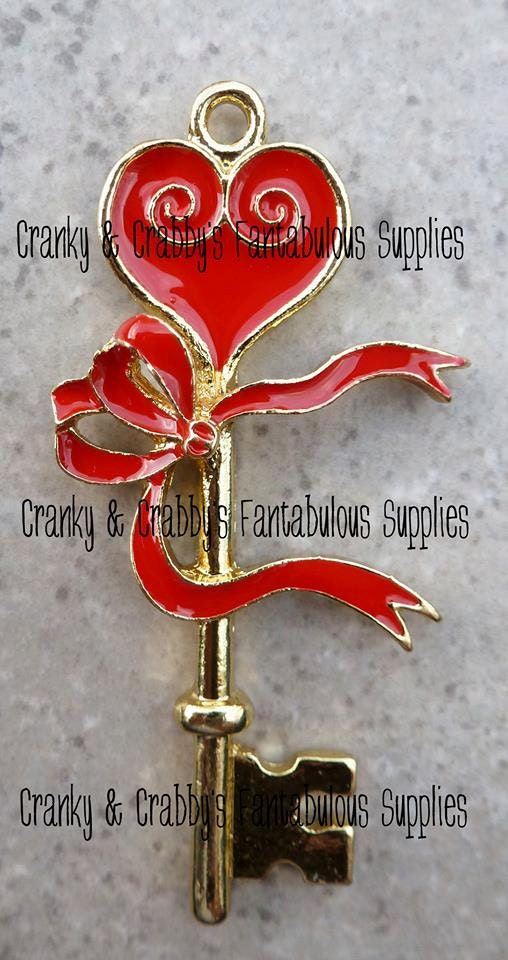 Vintage Heart Key Original Custom Design by fantabuloussupplies