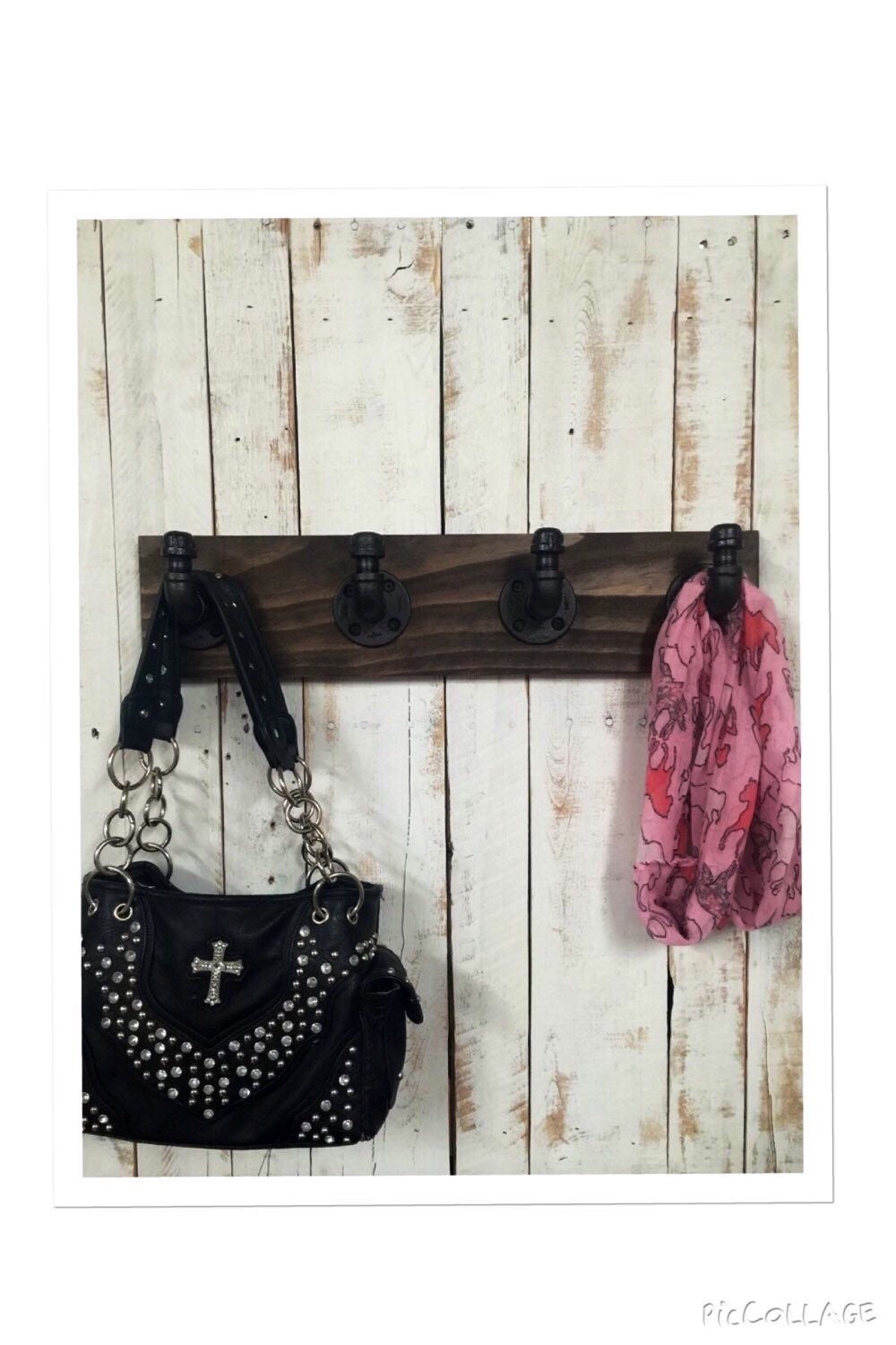 Backpack Coat Hooks Coat rack industrial by countrycornergoods