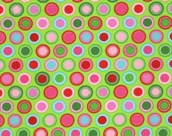 Budding Dots - Festive Forest Collection - Michael Miller DC6193-GARL-D (sold by the 1/2 yard)