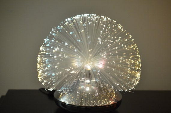 1970's Fantasia Fiber Optic Lamp Galaxy Model 2001 Chrome