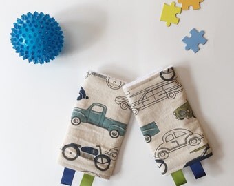 Retro Ride Drool Pads Duck Cloth // Lillebaby Beco Tula and more // fits most carrier straps - READY To Ship