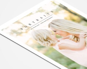 Photography Price List Templates - Portrait Photographer Pricing Guide - 4 Page Set - JOY - 1514