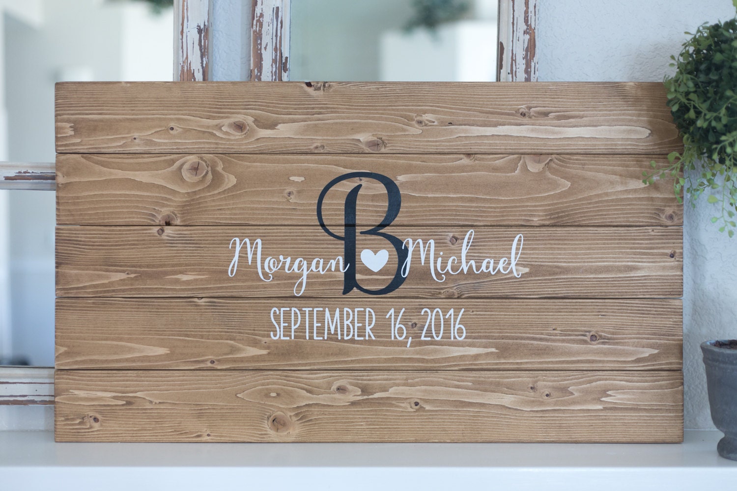 Wedding Guest Book Wood Sign Wedding Decoration Guest Book