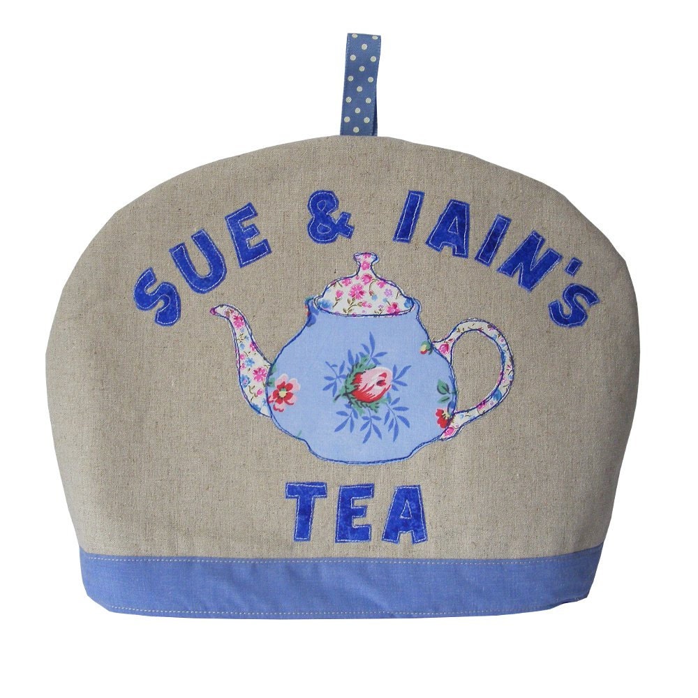 Personalised Tea Cosy Teapot Cosy Tea Cozy by RubyPatch on Etsy