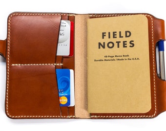 PDF Digital Pattern - Field Notes Leather Travel Journal with Pen Lock