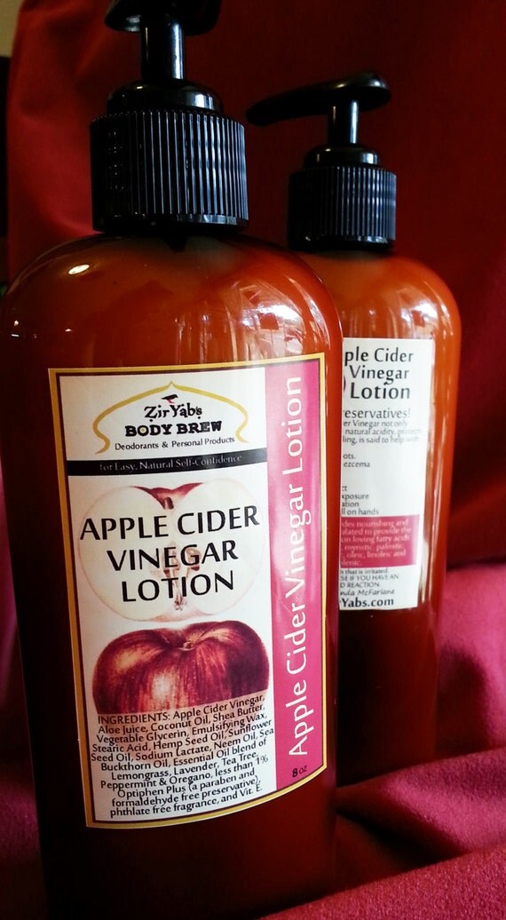 Apple Cider Vinegar Lotion Half the Chemical Preservatives