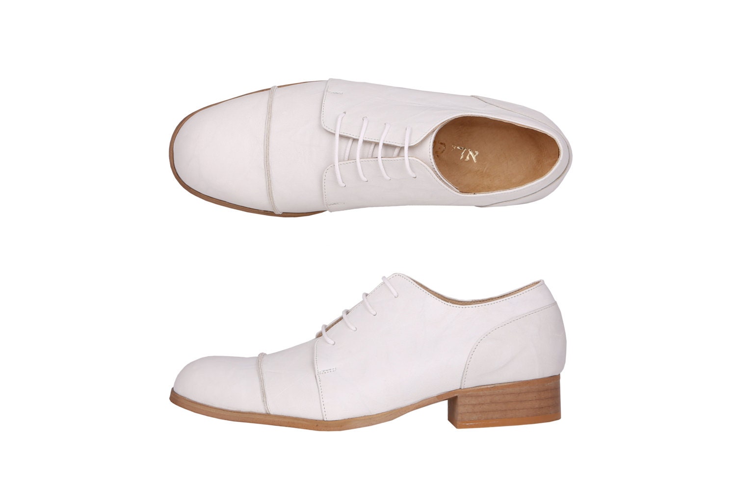 off white shoes leather