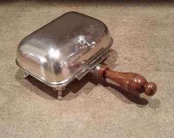 Vintage Silver Silent Butler