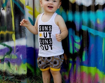 Suns Out Guns Out - Boys Summer Tee - Boys Summer Shirt - Suns Out Guns Out Toddler Shirt - Toddler Summer Shirt - 21 Jump Street - 22 Jump