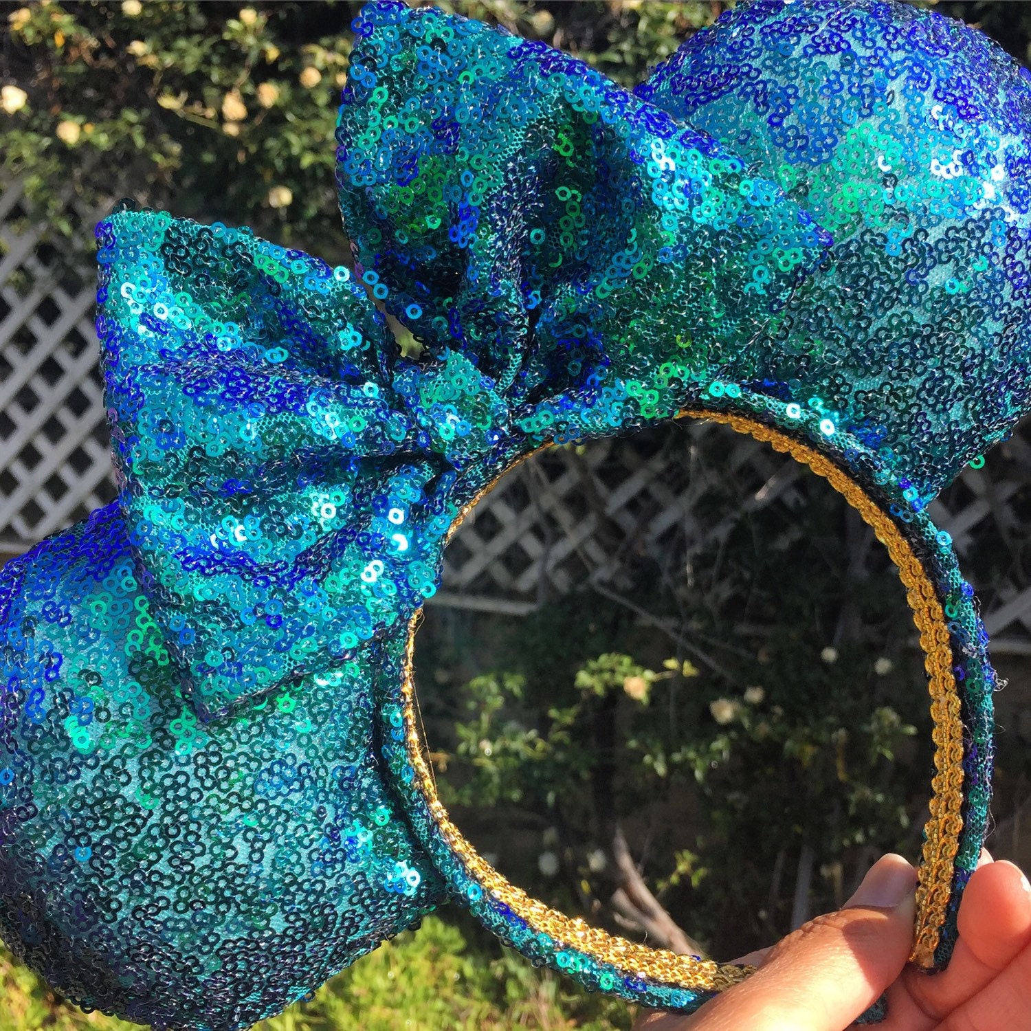Sparkly mermaid headband