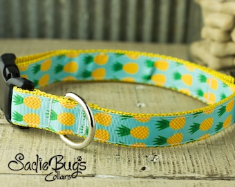 Pineapple dog collar