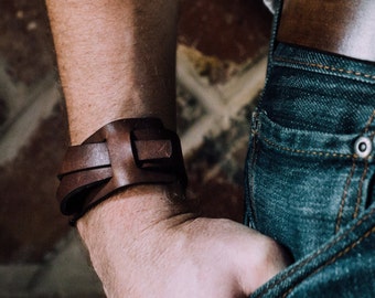 Leather Wrist Band