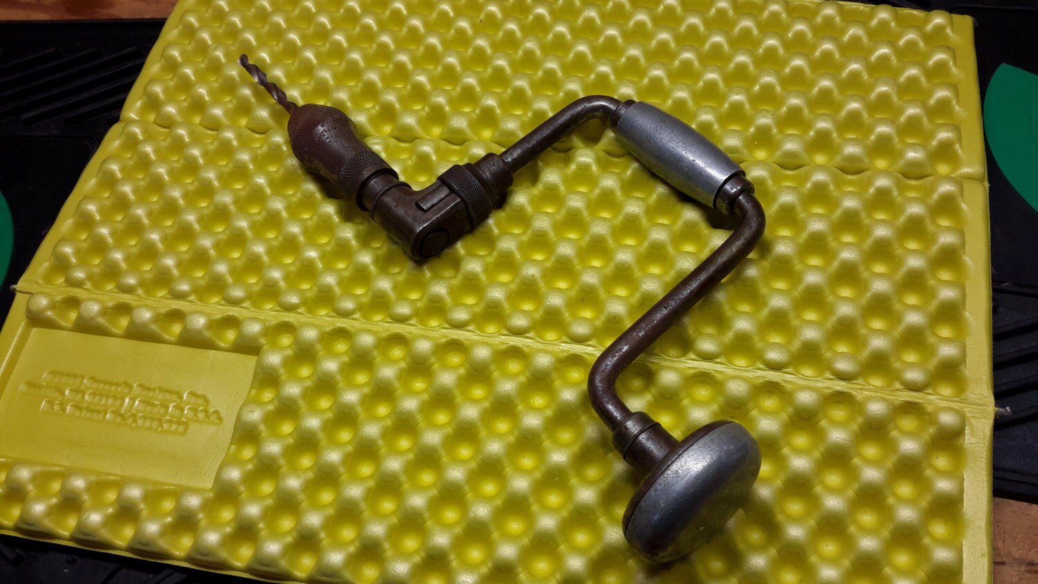 Antique Stanley 10 inch Brace Drill made in the U.S.A No 929