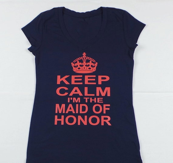 maid of honour t shirt