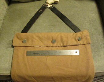 canvas haversack bag