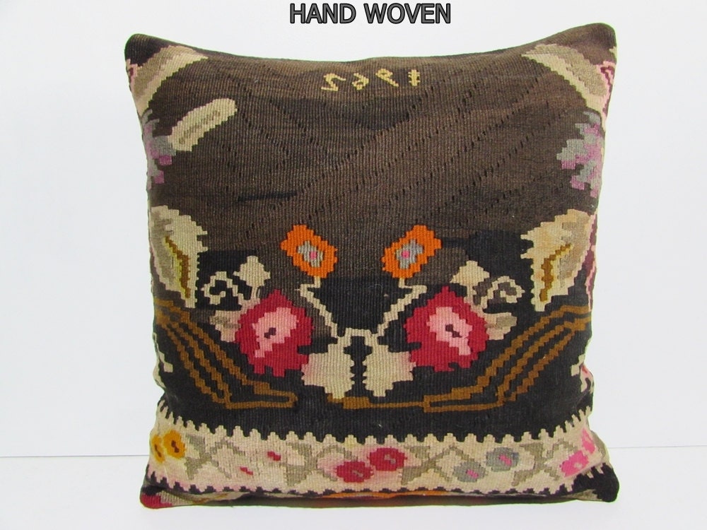 kilim pillow 24x24 large sofa pillow 24x24 pillowcase 24x24