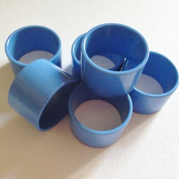 Napkin rings 6 vintage early plastic bakelite napkin rings
