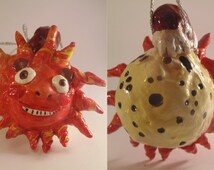 Popular items for ornament sun moon on Etsy