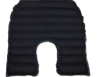 Hot Pack, Hot Pad, Heat Therapy, Rice Bag, Rice Heating, Microwave Bag, Heating Pad X Large, Men, Black