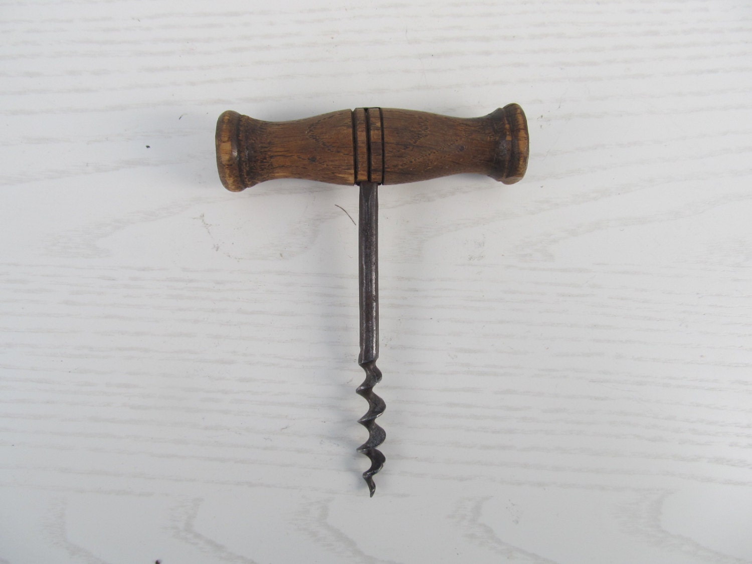 Vintage Wood Wine Opener Corkscrew Antique corkscrew Bottle