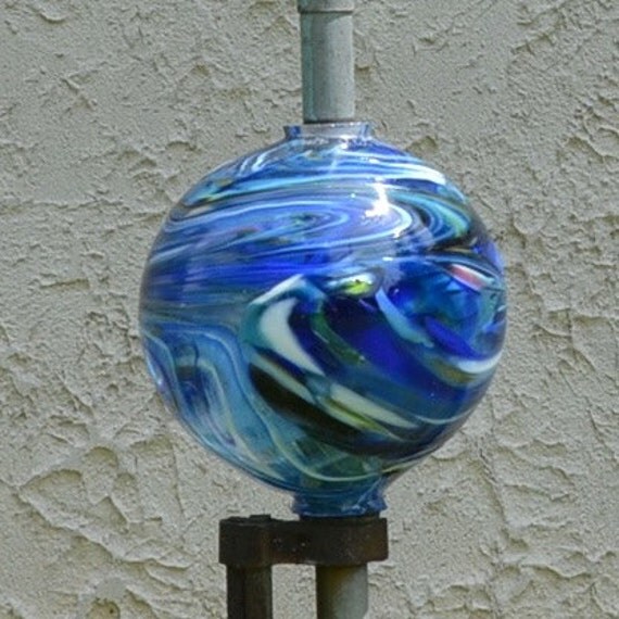 Hand Blown New Lightning Rod Weathervane Glass Ball