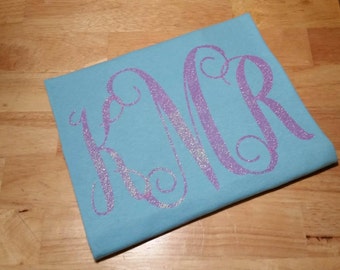 monogram tee shirts