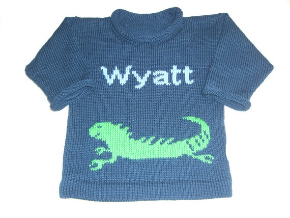 Personalized Iguana Sweater