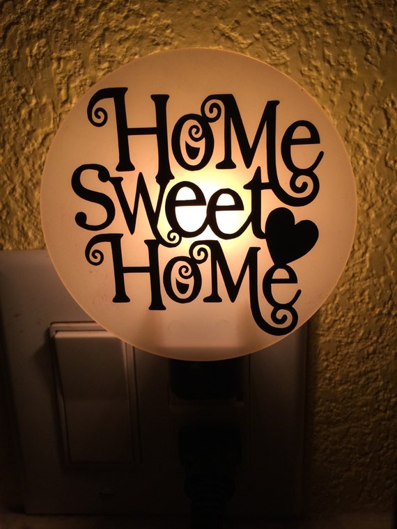 Personalized night light nursery home decor.