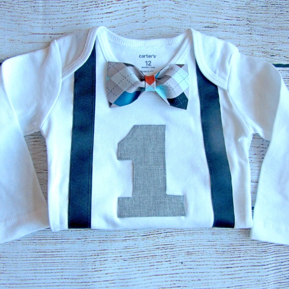 Boys First Birthday Outfit Baby Boy Clothes by SewLovedBaby