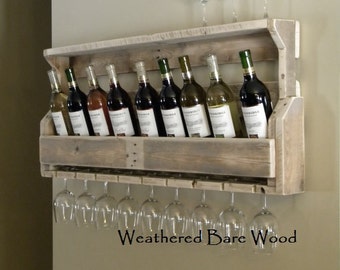 Unique Wine Racks, Reclaimed Wood,Christmas Gift, Wine Rack, Pallet, Rustic Decor, Country Decor, Wood Wine Rack, Gifts For Dad