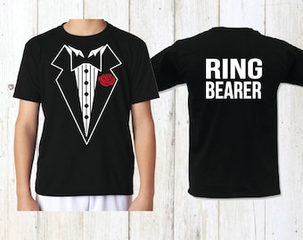 Ring Security, ring bearer, boys tshirt, ring bearer shirt, wedding, ring bearer gift, wedding gift